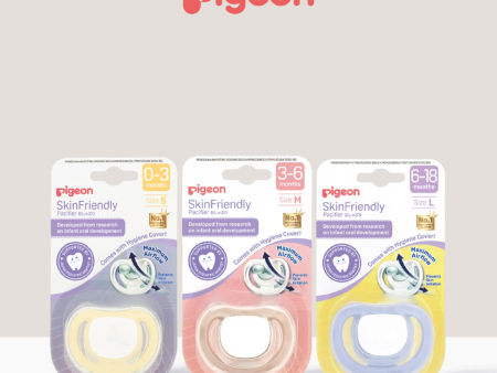 Pigeon SkinFriendly Pacifier (S M L) Online Hot Sale