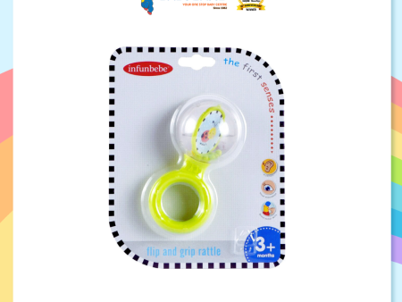 Infunbebe Flip And Grip Rattle (3m+) on Sale