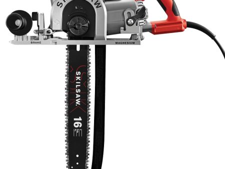 SKILSAW SPT55-11 Carpentry Chainsaw, 15 A, 120 V, 3.3 hp, 14-1 2 in Cutting Capacity, 16 in L Bar Chain Online Hot Sale