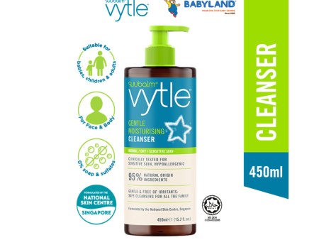 Suu Balm Vytle Gentle Moisturising Cleanser 450ml Supply