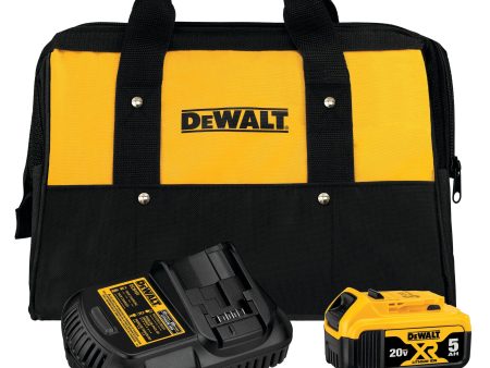 DEWALT 20V MAX* Battery and Charger Kit with Bag, 5.0Ah Online