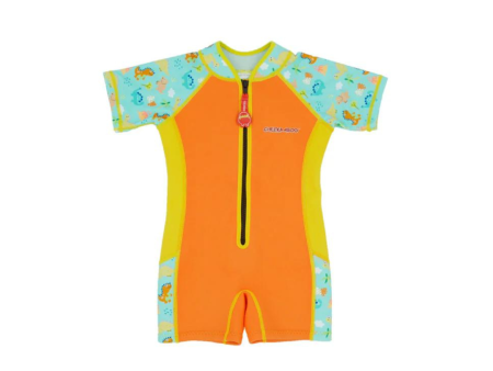 Cheekaaboo Wobbie Toddler Thermal Swimsuit UPF50+ - Orange Dino Fashion