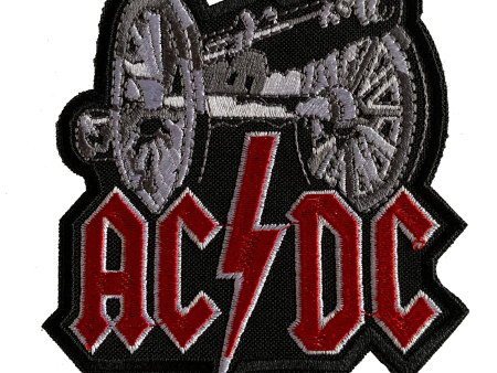 AC DC Cannon Embroidered Patch Discount