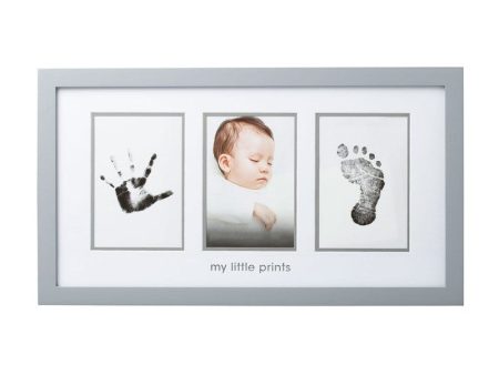 Pearhead Babyprints Photo Frame - Grey Online Sale