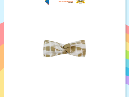 Hamako Tencel Cross Headband - Latte (All Size) For Cheap