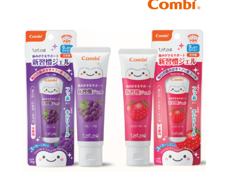 Combi Baby Teteo Gel Dentifrice Toothpaste 30g (9m+) (Grape, Strawberry) Discount