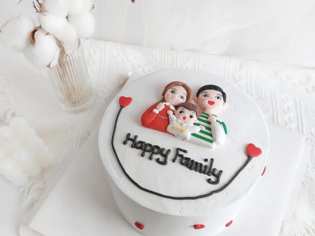 [PRE-ORDER] Yippii Happy Family Cake 6 inch For Discount