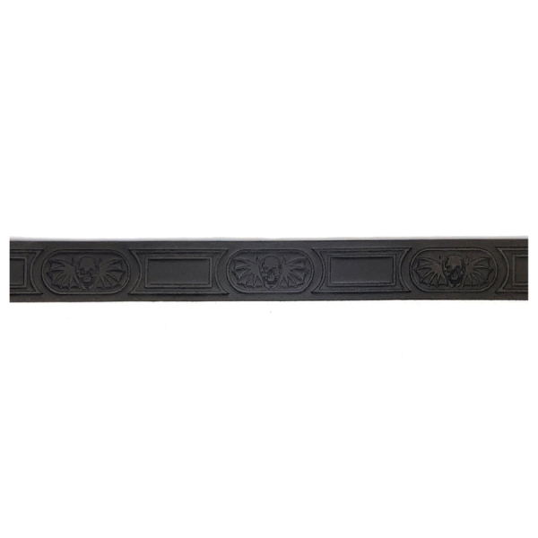 Bat Skull Leather Belt Online now