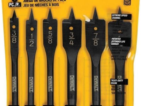 DEWALT 6-Piece Wood Boring Bit Set Online