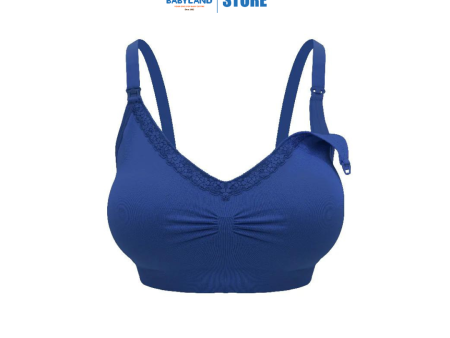 Lunavie Seamless Nursing Bra - Navy Blue For Cheap