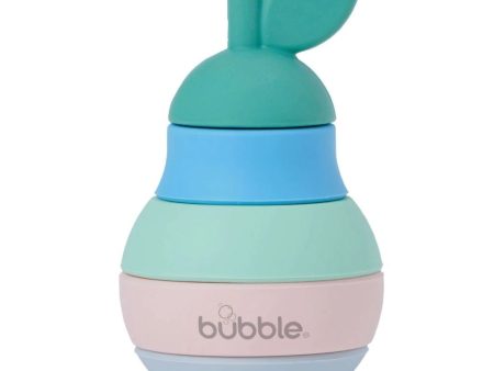 BUBBLE Silicone Stacking Teether - Pear Sale