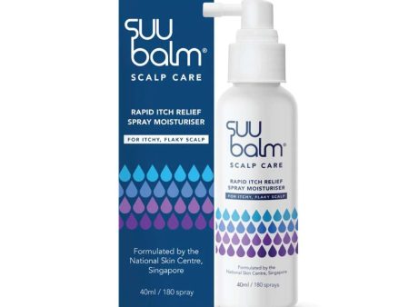 Suu Balm Rapid Itch Relief Scalp Spray 40ml Online Sale