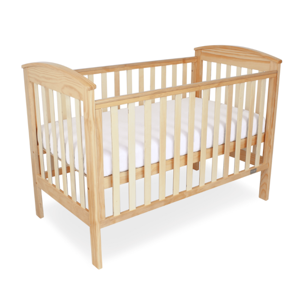 Babyhood Classic Curve 4-in-1 Cot - Natural For Discount