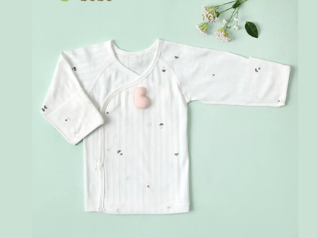 Bebe Bamboo BambooMesh HugBee Baby Sidesnap Shirt White Sale