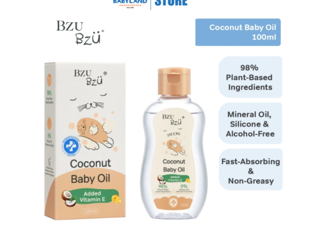 Bzu Bzu Coconut Baby Oil (100ml) Discount