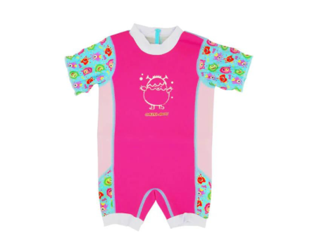 Cheekaaboo Chittybabes Baby Thermal Swimsuit UPF50+ Pink Monster Discount