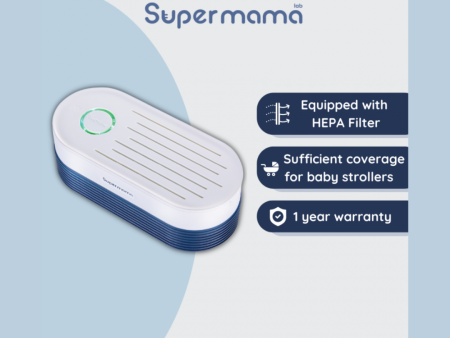 SuperMama AirPury Portable 2in1 Air Purifier Online now