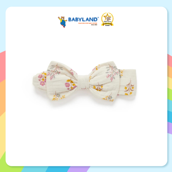 Purebaby Bow Headband - Posie Floral Fashion