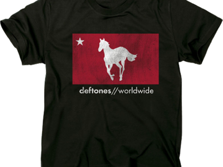 Deftones Distressed White Pony Express T-Shirt For Discount