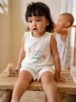 Joey&Mom Sleeveless Bamboo Romper (3-6m) Online