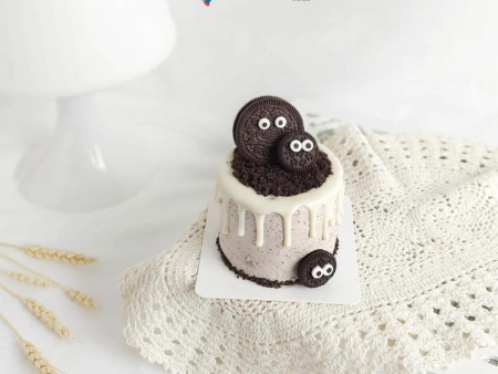 [PRE-ORDER] Yippii Mini Character Design Cake 3 Inch - Oreo Monster on Sale