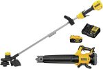 DEWALT 20V Max Xr Brushless Cordless String Trimmer And Blower Combo Kit Discount