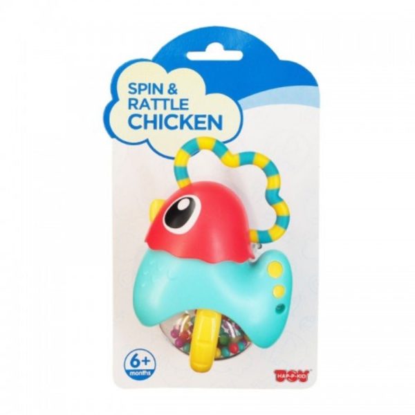 Hap-P-Kid Little Learner Baby Shake Rattle - Chicken (6m+) Online Hot Sale