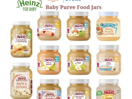 Heinz Baby Puree Food Jars (110g) (170g) For Sale