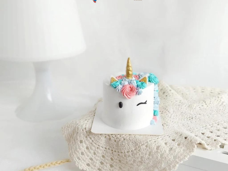 [PRE-ORDER] Yippii Mini Character Design Cake 3 Inch - Pastel Unicorn Cheap