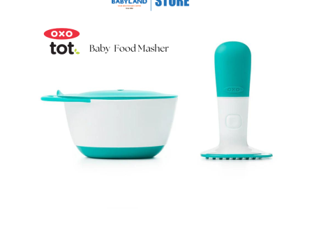 Oxo Tot Food Masher Teal (10oz 300ml) For Cheap