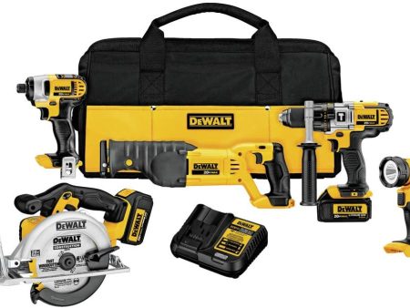 DEWALT 20V MAX* Cordless Drill Combo Kit, 5-Tool Sale