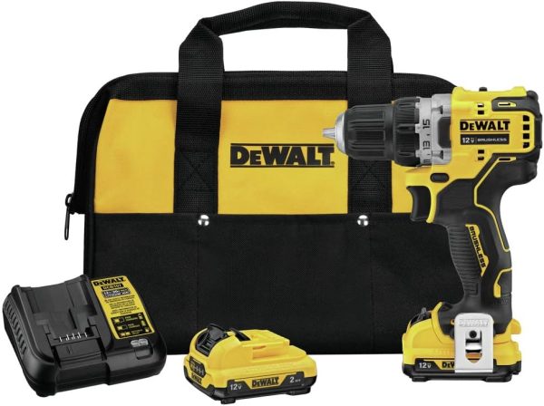 DEWALT 12V MAX* XTREME Cordless Brushless 3 8 in Drill Driver Kit (2) Lithium Ion Batteries with Charger Sale