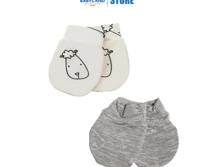 Baa Baa Sheepz Mittens Sweet Dreams Baa Baa + Grey Set 2 Pairs Online Hot Sale