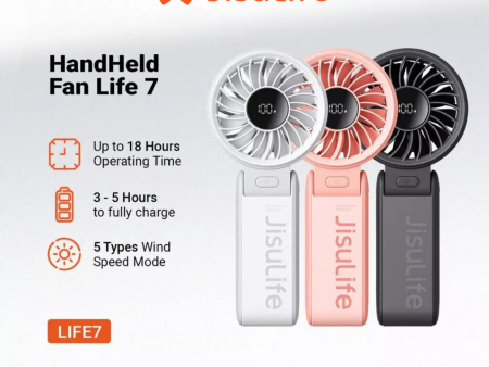 JisuLife Handheld Fan Life7 (3600mAh) Fashion