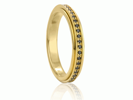 Eclipse 14K Gold Fidget Ring Online Hot Sale