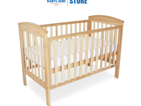 Babyhood Classic Curve 4-in-1 Cot - Natural For Discount