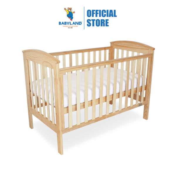 Babyhood Classic Curve 4-in-1 Cot - Natural For Discount