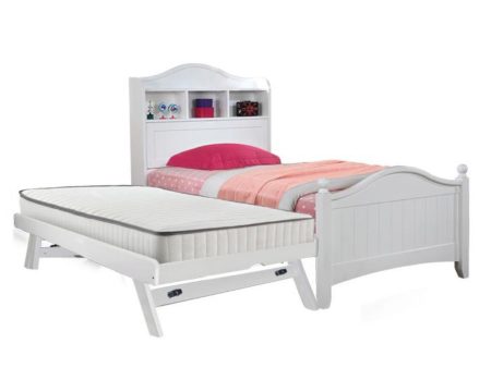 [Pre-Order] Snoozeland Daisy Bedframe with Pull Out Single Raising Bed For Cheap