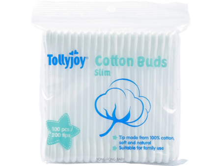 Tollyjoy Cotton Buds Slim (100Pcs) Online now