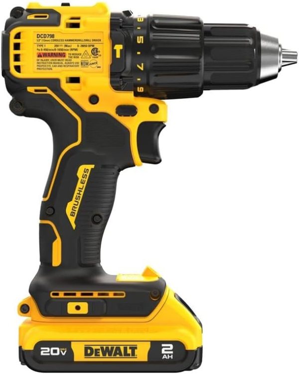 DEWALT 20V MAX* Brushless Cordless 1 2 in. Hammer Drill Kit Online