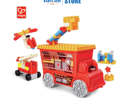 Hape Fire Rescue Truck (PolyM) (1.5yrs+) on Sale