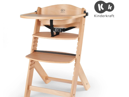 Kinderkraft High Chair ENOCK - Wood (6m+) Online Hot Sale