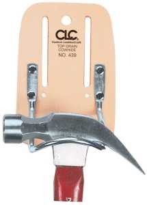 CUSTOM LEATHERCRAFT CLC Tool Works Series 439 Hammer Holder, Leather, 2-1 2 in W, 7.1 in H Hot on Sale