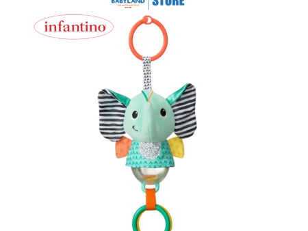 Infantino Light & Chime Sensory Rattle (0m+) Online now