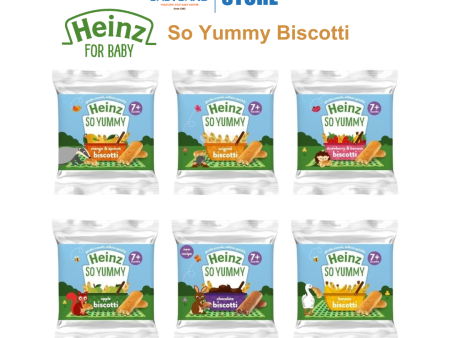 Heinz So Yummy Biscotti (60g) (7m+) Supply