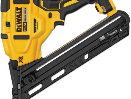 DEWALT 20V Max 15Ga Angled Finish Nailer Bare Online now