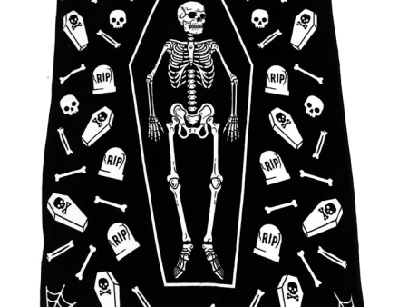 Skeleton Throw Blanket by Sourpuss Clothing Supply