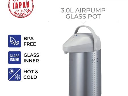 Peacock 3.0L Airpump Glass Pot on Sale