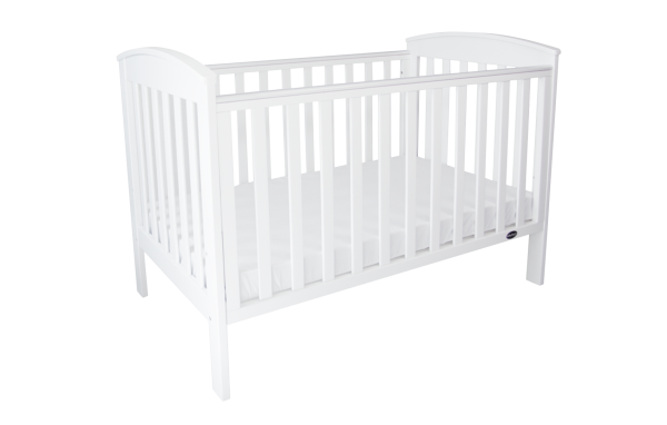 Babyhood Classic Curve 4-in-1 Cot - White Online Sale