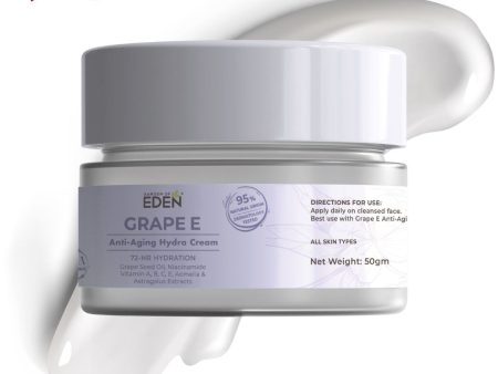 Garden Of Eden Grape E Anti Aging Hydra Cream 50g on Sale